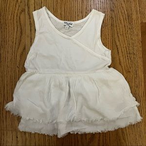 Splendid White Boho Tunic Dress